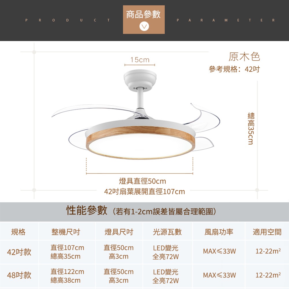 【XINGMU 興沐】吊扇燈 變頻風扇燈 客廳餐廳隱形吊扇電扇 家用led帶電風扇 48時遙控吸頂風扇-細節圖10