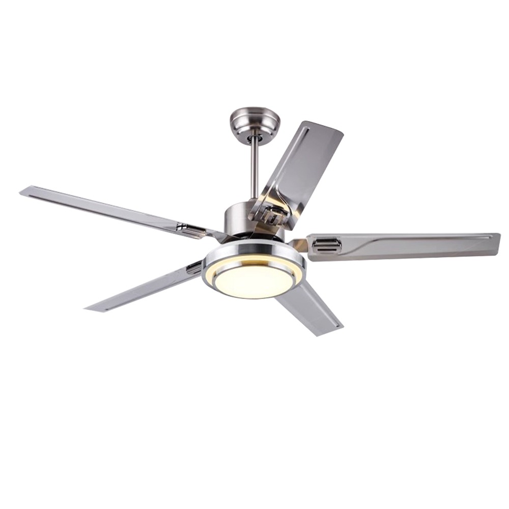 【XINGMU 興沐】吊扇燈 鐵藝傳統式風扇燈 不鏽鋼大風力吊燈風扇 變頻雙控電風扇燈  42時/48時客廳大吊扇燈-細節圖2