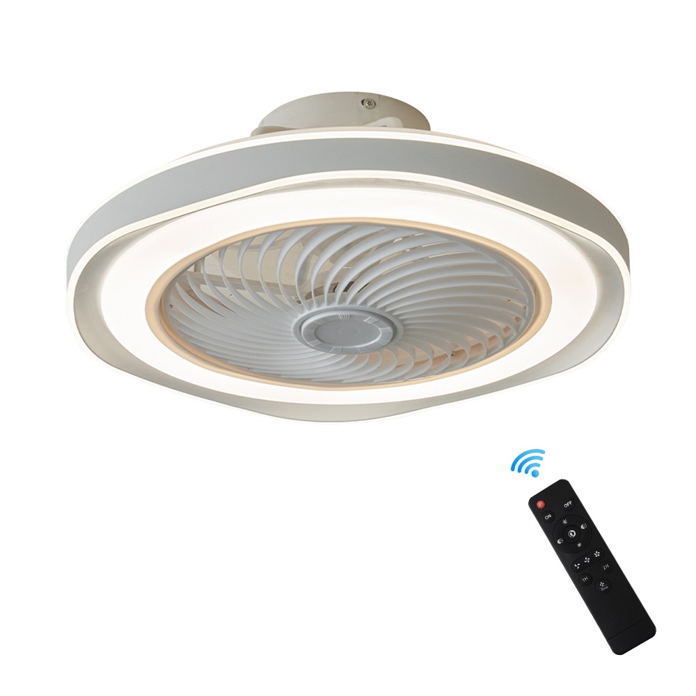 【XINGMU 興沐】現貨吊扇燈 臥室吸頂風扇燈 led吸頂燈吊扇 吊燈電風扇 定時電風扇 隱形吊扇燈 變頻循環扇-細節圖2