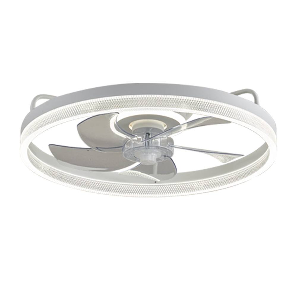 【XINGMU 興沐】新款風扇燈 臥室水晶吊扇燈 led吸頂風扇燈 輕奢簡約吸頂吊扇 110V低噪音電風扇-細節圖3