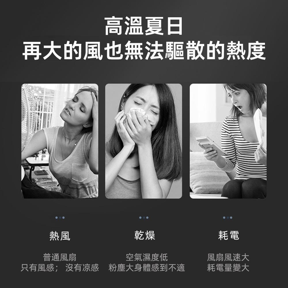 【東日家電】冷風機 小型桌面空調扇 臥室製冷風扇 迷你噴霧風扇 加濕水冷扇 雙噴霧電風扇 移動式小空調 帶小夜燈-細節圖7