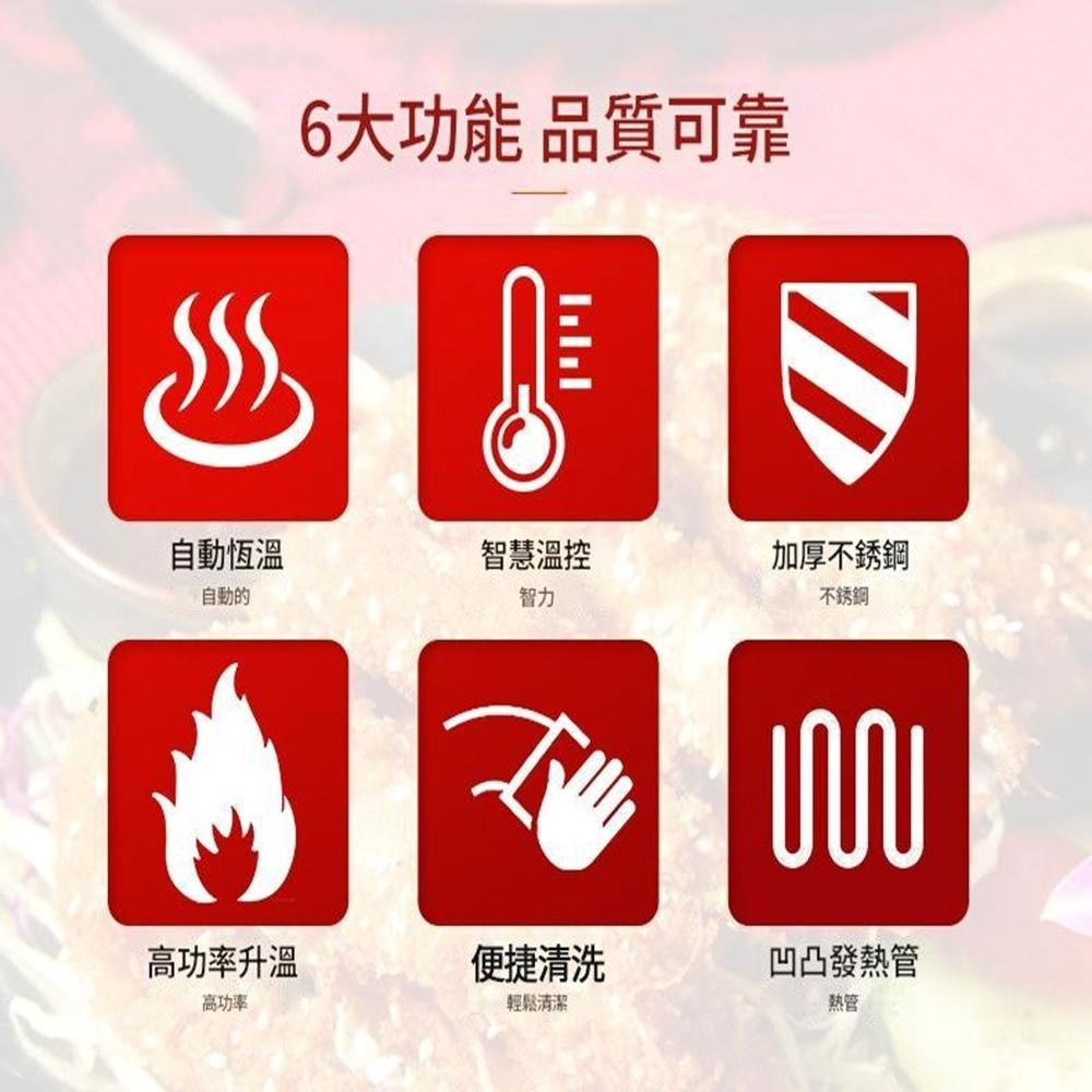 【東日家電】擺攤關東煮 110V商用煮麵機 關東煮機 2合1薯條油炸機 麻辣燙設備 煮麵爐 商用煮粉煮麵機 油炸鍋-細節圖5