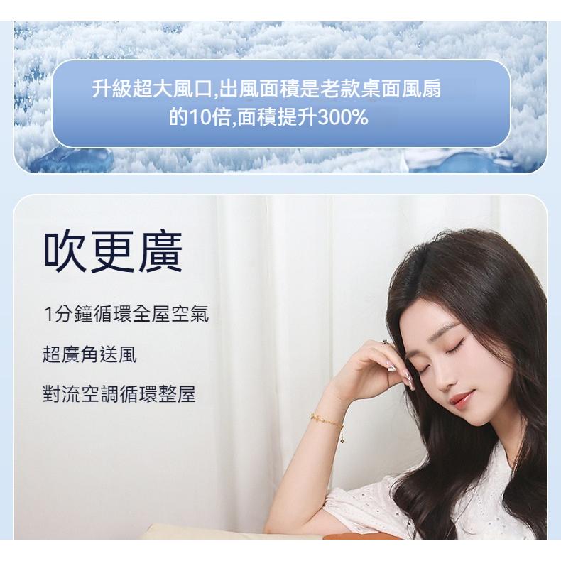 【東日家電】冷風機 製冷噴霧風扇 桌面搖頭電風扇 學生宿舍辦公室桌面小風扇 靜音加濕冰爽噴霧空調扇 輕音大風力-細節圖4