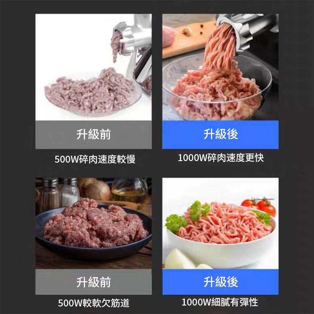 【東日家電】大較勁絞肉機灌腸機 小型商用絞肉餡機 廚房料理灌腸機 電動絞肉機 三合一全自動切菜機 營業用碎肉機 肉丸機-細節圖5