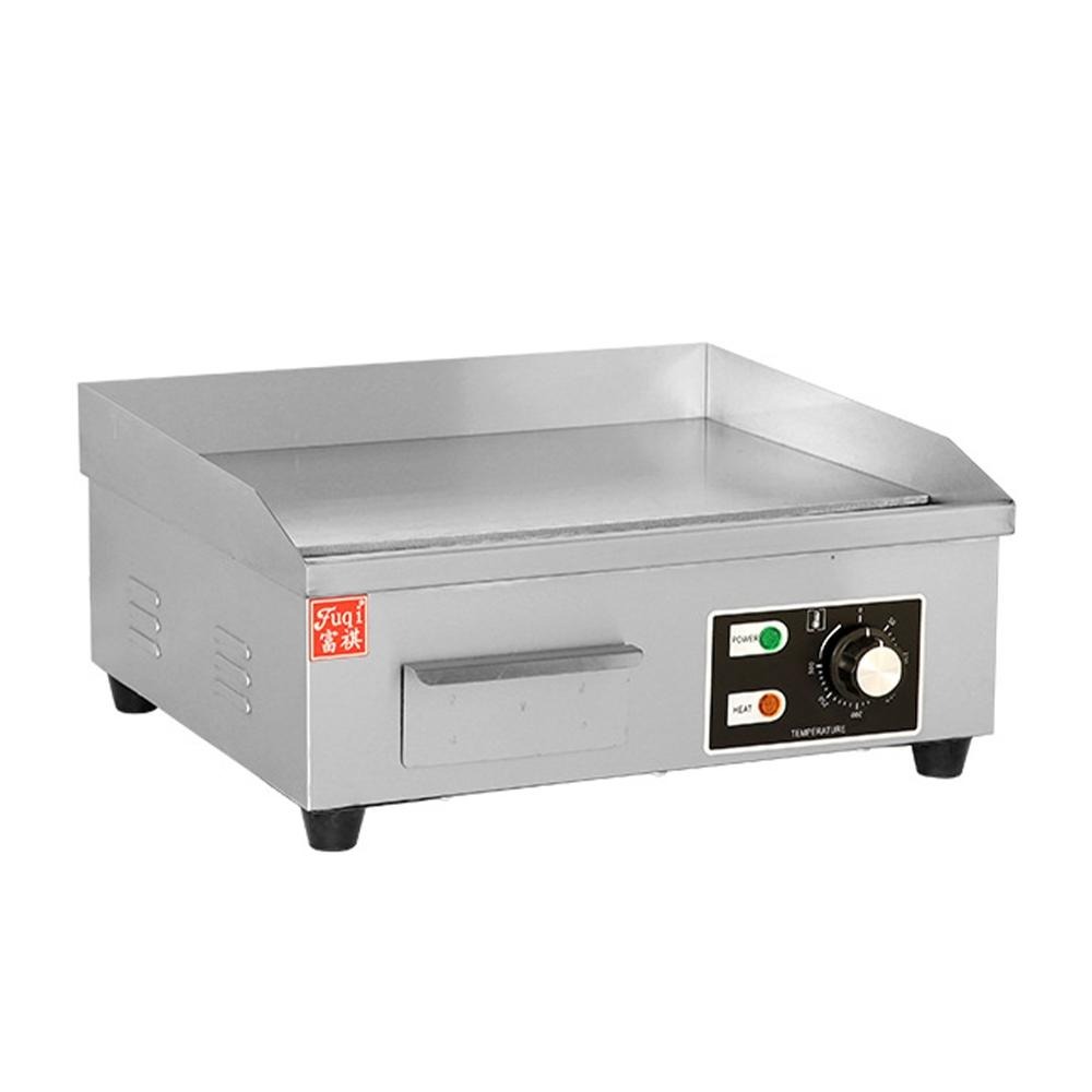 【東日家電】營業鐵板燒煎台 110V商用鐵板燒機 烤串機 電子控溫烤爐 鐵板魷魚鍋 桌上型煎台 電熱煎台煎餅機美食機-細節圖2