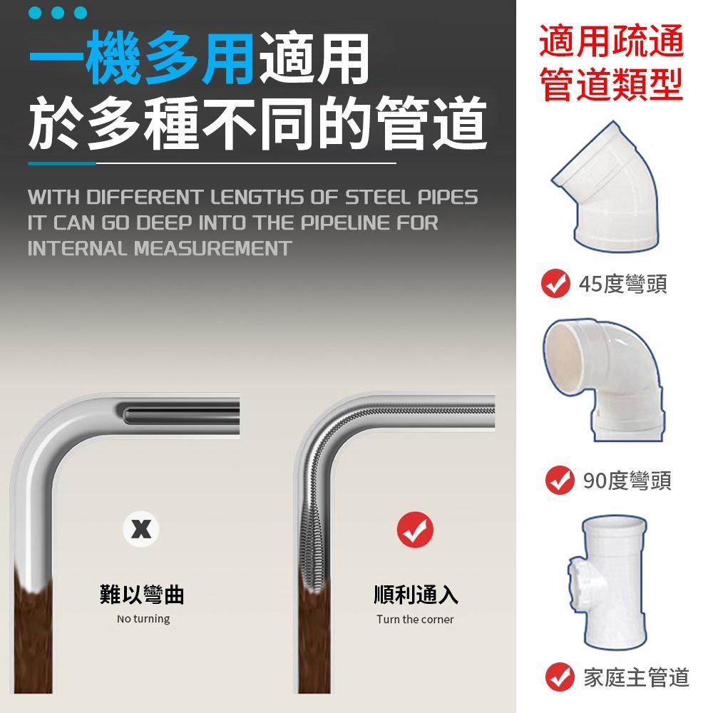 【東日家電】疏通器 電動疏通機 管道馬桶便攜下水管排水工具 廚房衛生間地漏堵塞疏通器 可充電 一鍵疏通-細節圖6