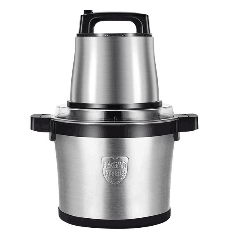 【東日電器】絞肉機 電動絞肉機 廚房商用料理機蒜蓉機攪碎機 6L大容量快刀碎肉機 不鏽鋼攪拌機攪拌器 110v切肉機-細節圖2