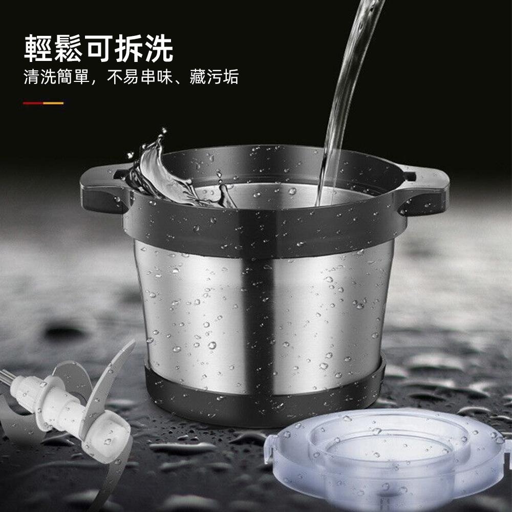 【東日電器】絞肉機 電動絞肉機 廚房商用料理機蒜蓉機攪碎機 6L大容量快刀碎肉機 不鏽鋼攪拌機攪拌器 110v切肉機-細節圖5
