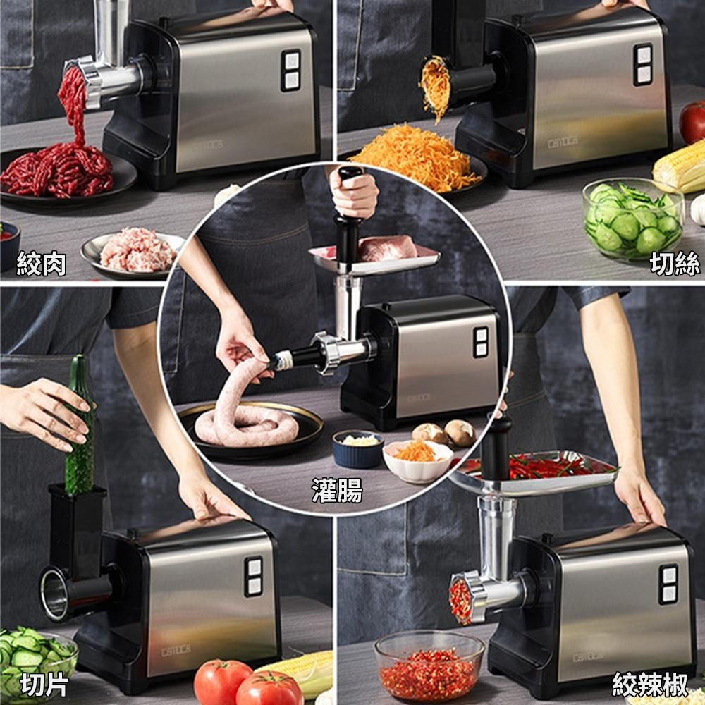 【東日家電】大較勁絞肉機灌腸機 不銹鋼絞肉餡機 廚房料理灌腸機 電動絞肉機  營業用碎肉機 肉丸機-細節圖8