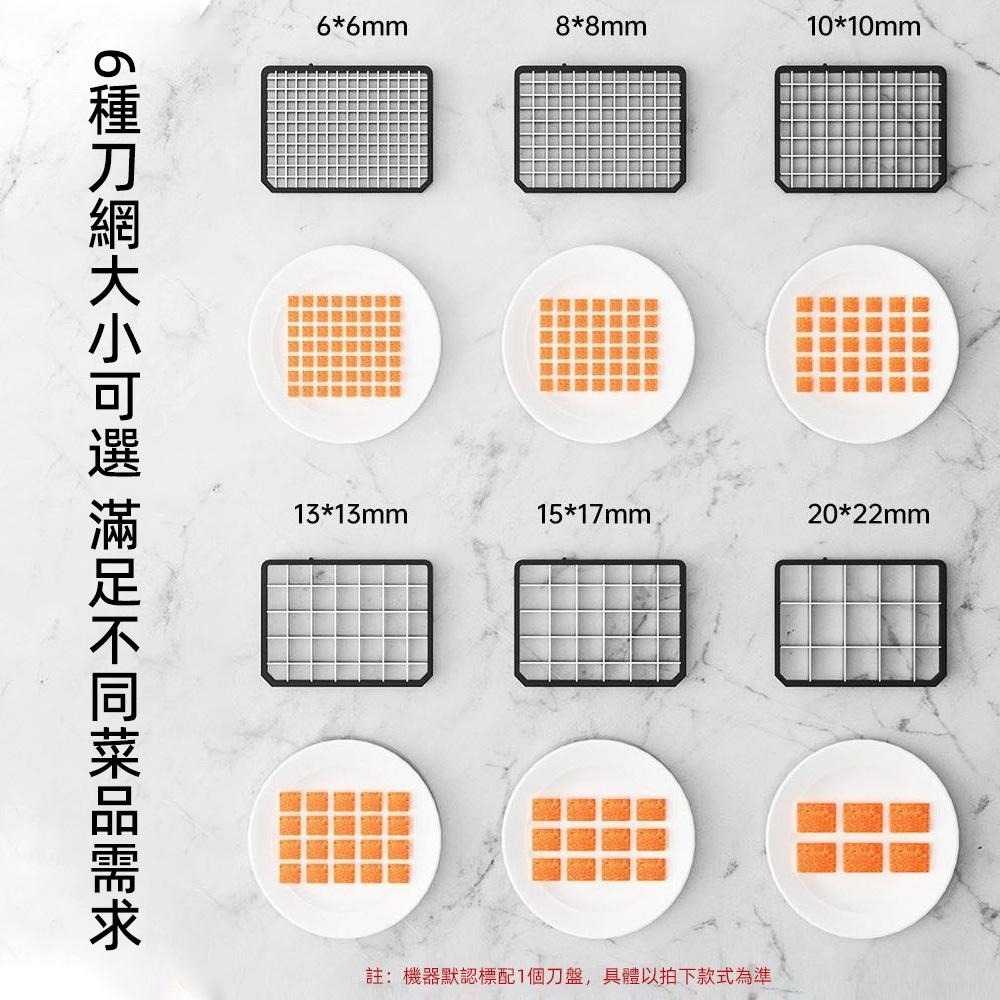 【東日家電】大口徑切丁機 切片機 切粒 商用自動切蘿蔔丁小型電動食堂神器切粒機多功能-細節圖6