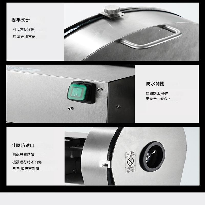 【東日家電】商用電動切肉機 切熟牛肉 年糕土豆切片機 蔬果熟肉切片機 不鏽鋼刀盤 110V刀距可調整-細節圖8