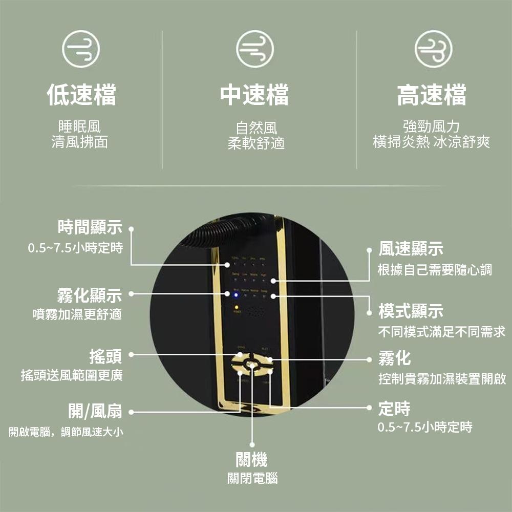 【東日家電】噴霧電風扇 家用扇落地扇 五葉大風量 三擋調速遙控搖頭扇 數顯靜音商用風扇 大風力電扇 4L水箱+冰晶-細節圖9