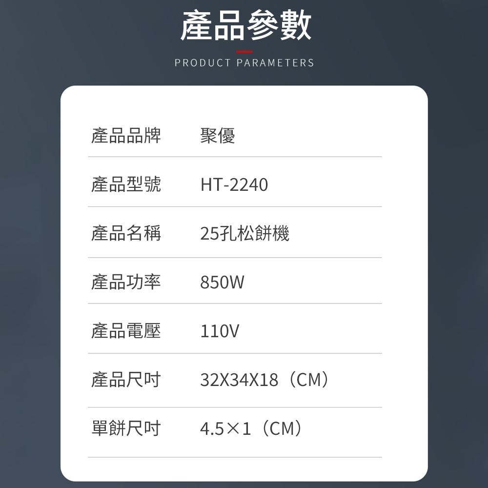【東日家電】25孔營業用鬆餅機 110V商用小松餅機 圓形華夫餅機 華夫爐 鬆餅機 章魚燒機 章魚丸機-細節圖8