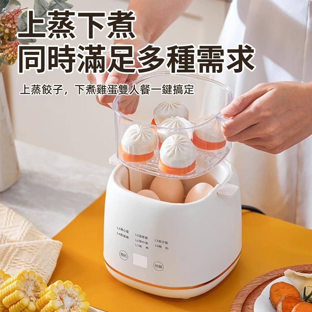 【東日家電】煮蛋器 110V多功能煮蛋機 煮蛋神器 日式溏心蛋 智慧煮蛋器 蒸蛋機 溫泉蛋 溏心蛋 自動蒸蛋器-細節圖3