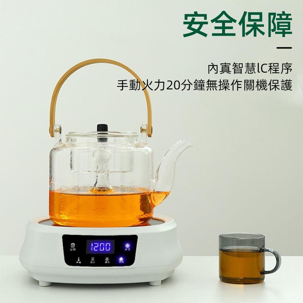 【東日家電】電陶爐 110V煮茶爐 迷你電陶爐 家用燒水爐 耐高溫 煮茶神器 小型電茶爐 800W黑晶爐 功夫茶爐煮茶機-細節圖5