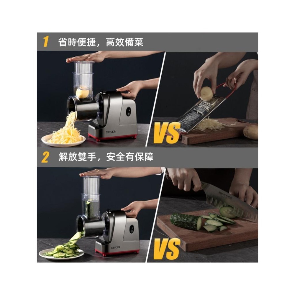 【東日家電】電動切菜機 切絲切片機 廚房切菜器切大蔥機加大口徑切菜機 110V商用切絲機 家用切絲 多功能切菜神器切菜機-細節圖7