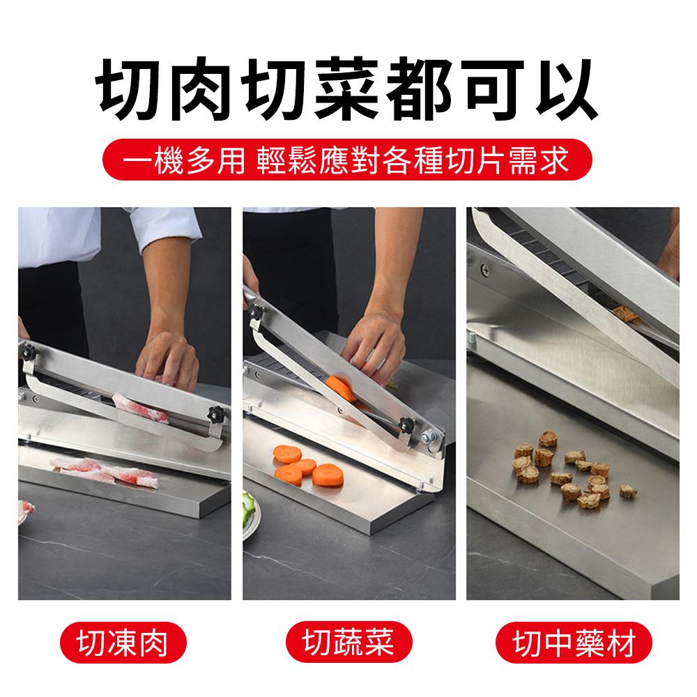 【東日家電】 家用鍘刀切骨頭神器 不銹鋼切骨機 營業用切排骨刀具 廚房切片機 430不鏽鋼砍骨剁魚機 切肉機切片機-細節圖8