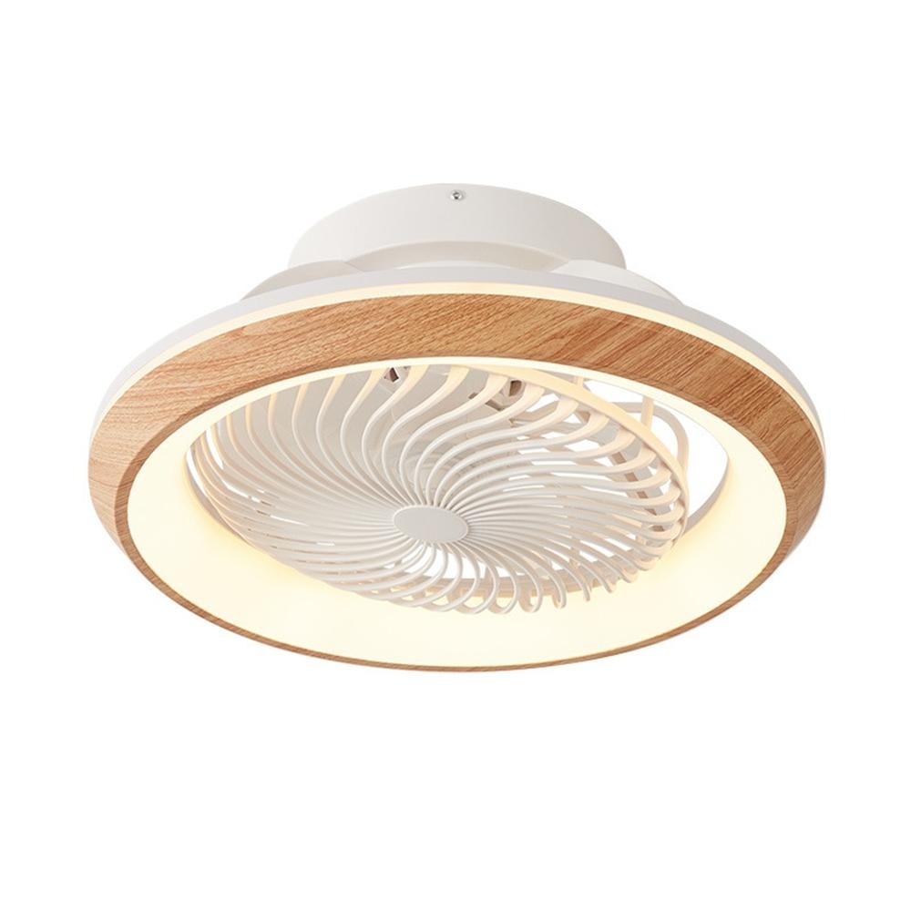 【XINGMU 興沐】風扇燈 360度搖頭吸頂吊扇燈 LED吸頂燈風扇 臥室餐廳日式木紋電風扇吊燈 變頻智慧多功能風扇-細節圖2