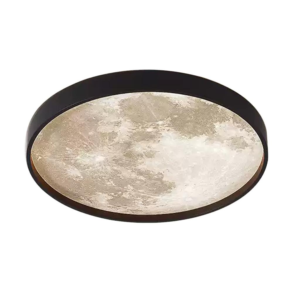 【XINGMU 興沐】led月球房吸頂燈 現代簡約臥室燈書房燈客廳燈陽台燈走廊燈過道燈 110v圓形吸頂燈-細節圖2