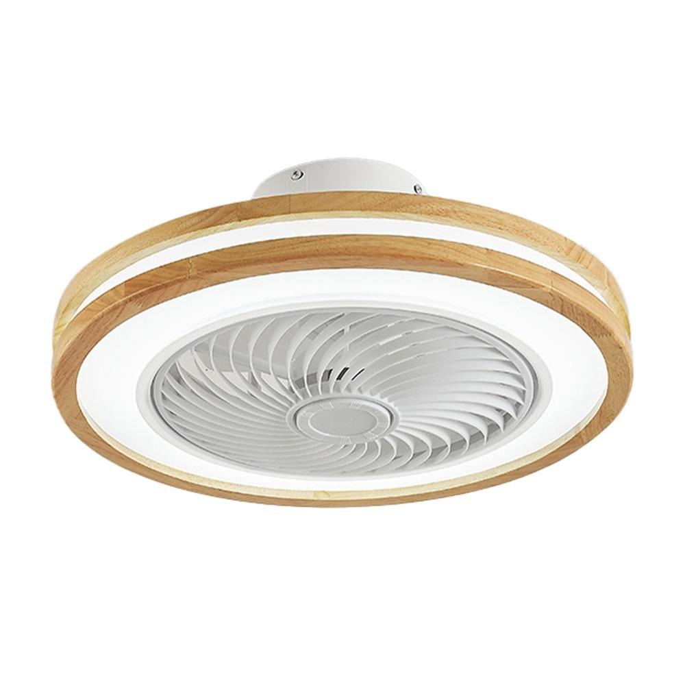 【XINGMU 興沐】風扇燈 LED吸頂燈風扇 日式實木電風扇燈 吸頂吊扇燈 臥室循環扇吊扇 隱形吊扇燈 無極調光調色-細節圖2