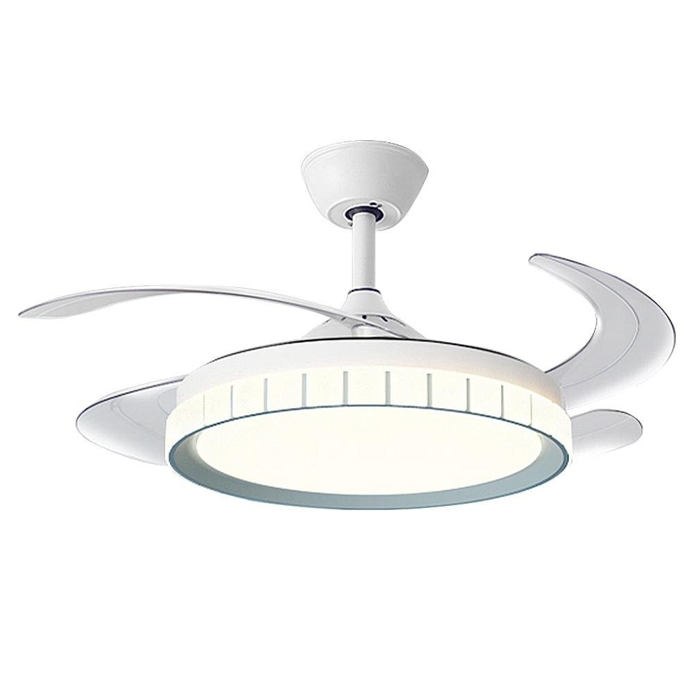 【XINGMU 興沐】48吋奶油風隱形吊扇燈 客廳臥室餐廳吊led風扇燈 現代簡約家用智慧吸頂風扇燈 dc變頻吊扇燈-細節圖2