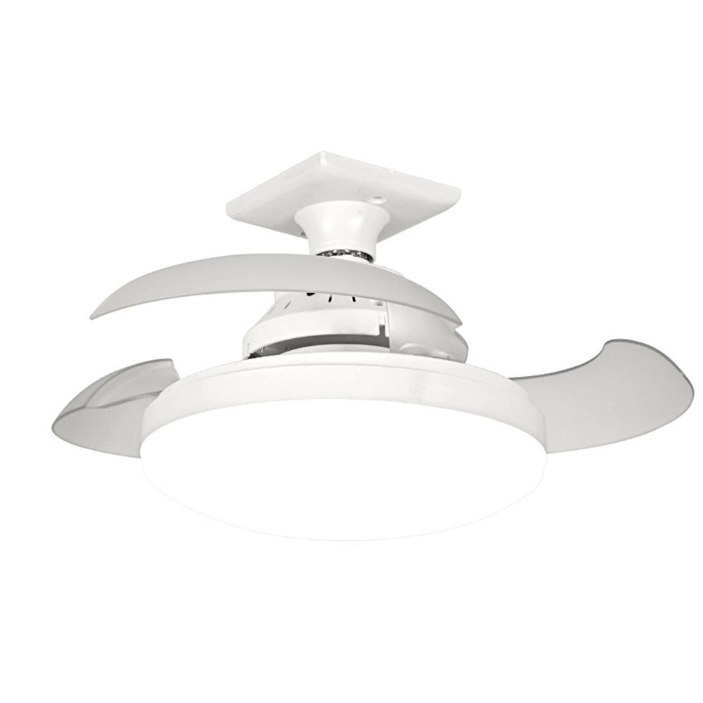 【XINGMU 興沐】隱形吊扇燈 e27螺口家用小型吊扇燈 風量大客廳風扇燈 無極調光調色-細節圖2