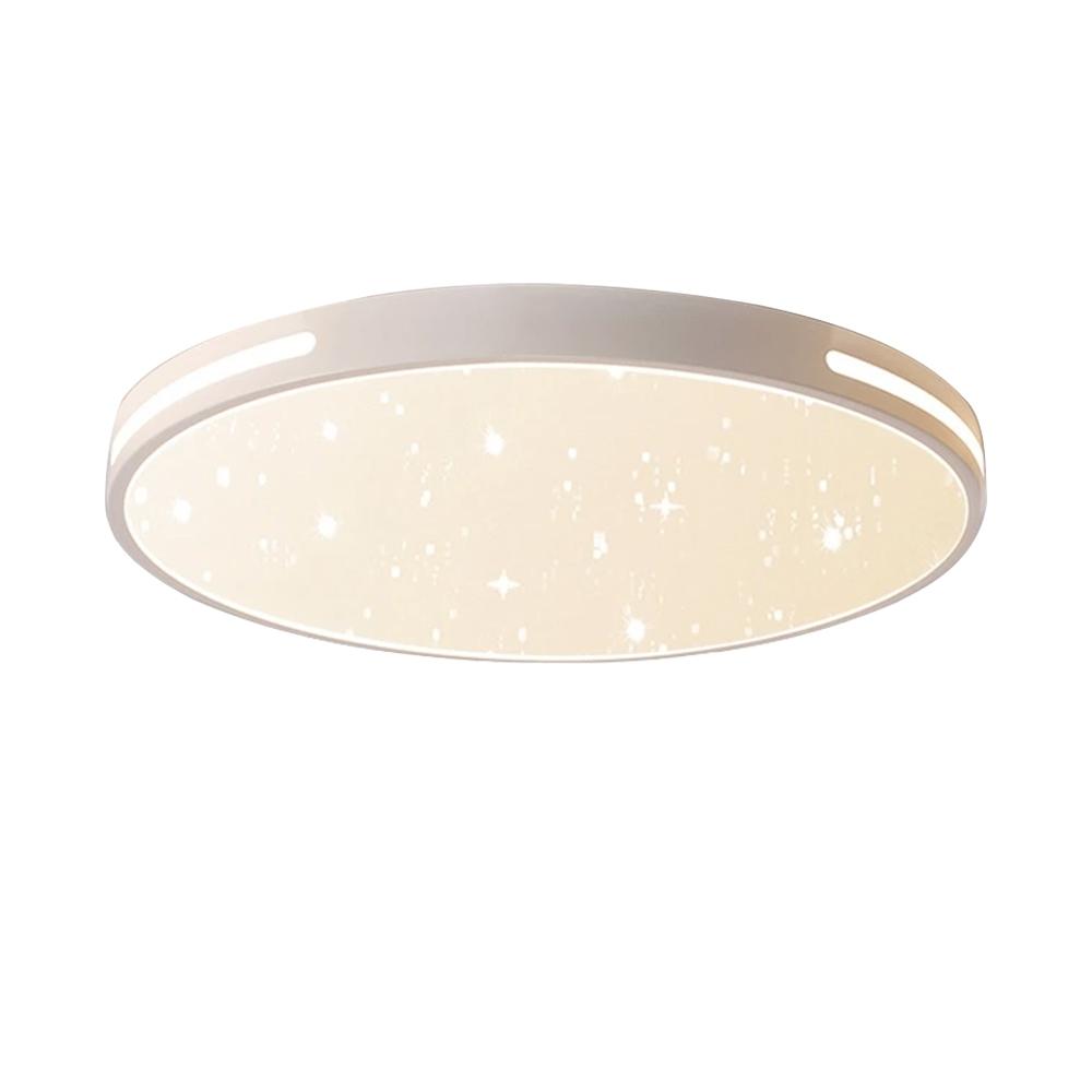 【XINGMU 興沐】吸頂燈 臥室吸頂燈 家用LED吸頂燈 圓形星空平板燈 大氣簡約主臥燈 兒童書房護眼燈 陽台走廊燈-細節圖2