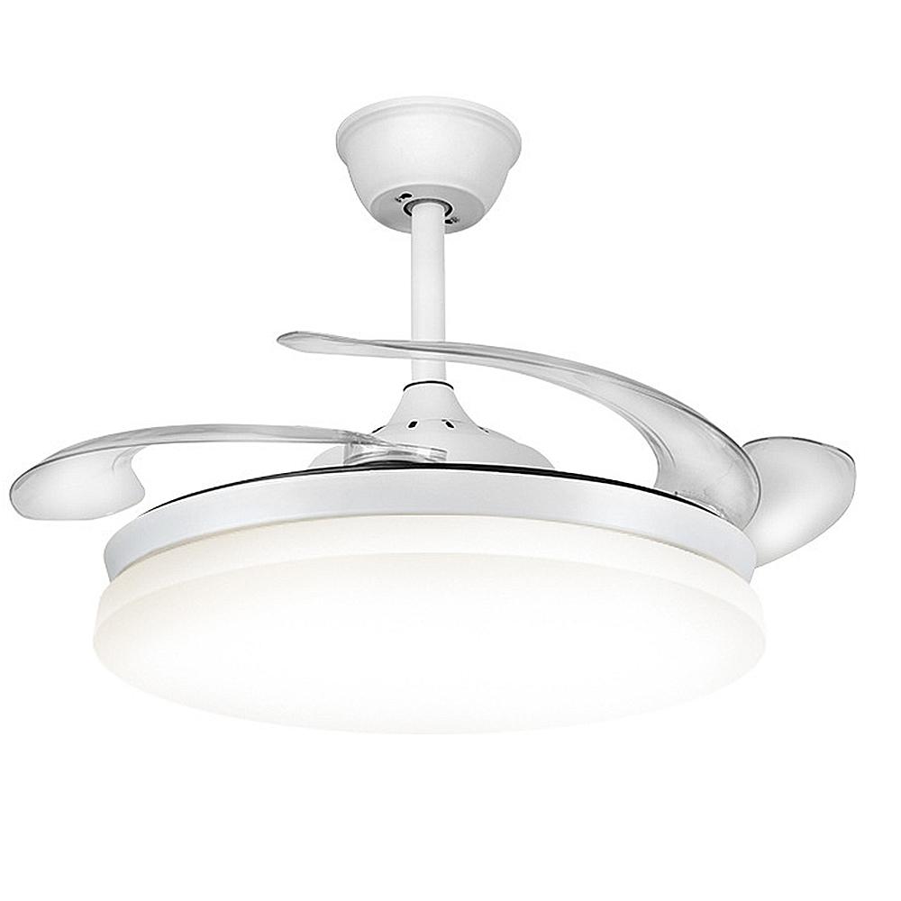 【XINGMU 興沐】滿天星吊扇燈 隱形吊扇燈48吋風扇燈 led風扇吊燈 新款簡約現代客廳吊燈 臥室家用電風扇吊燈-細節圖2