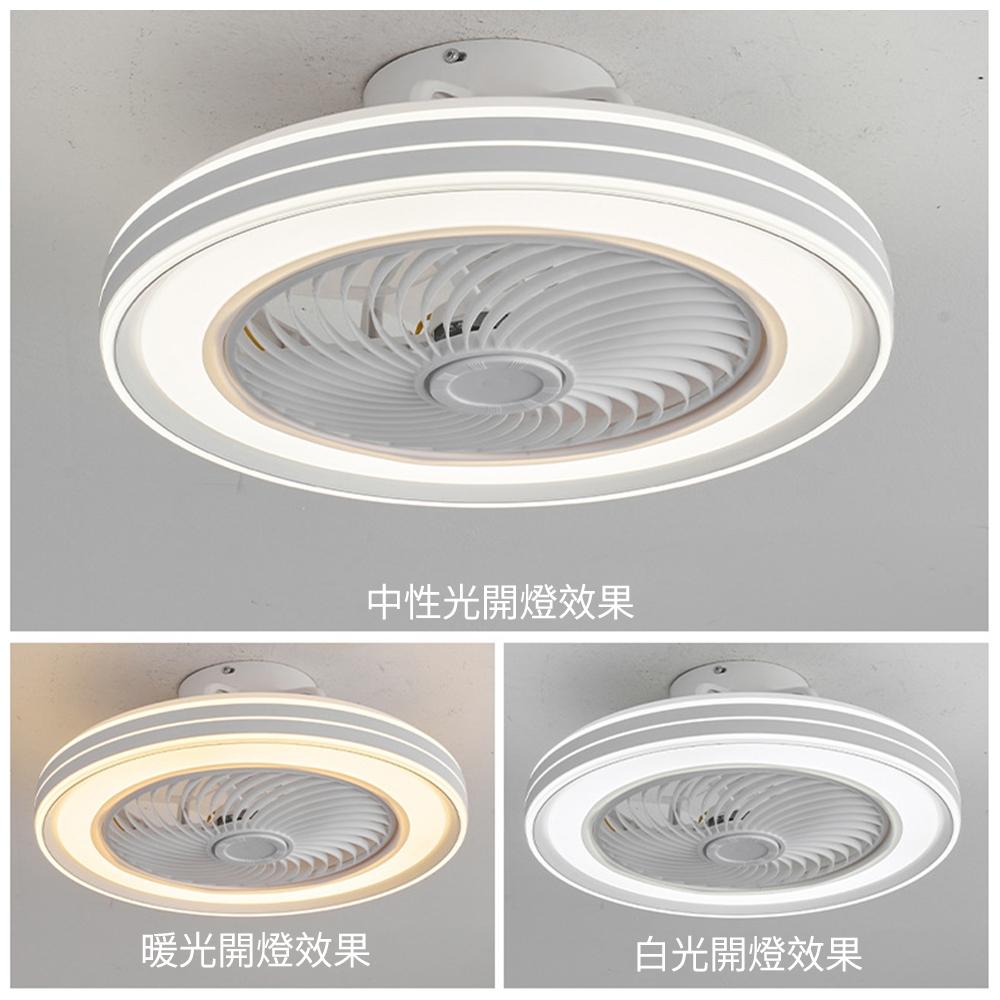 【XINGMU 興沐】風扇燈 led吸頂風扇燈 手機APP控制智慧調光調色 三色變光 三擋風速簡約臥室 餐廳吸頂燈-細節圖9