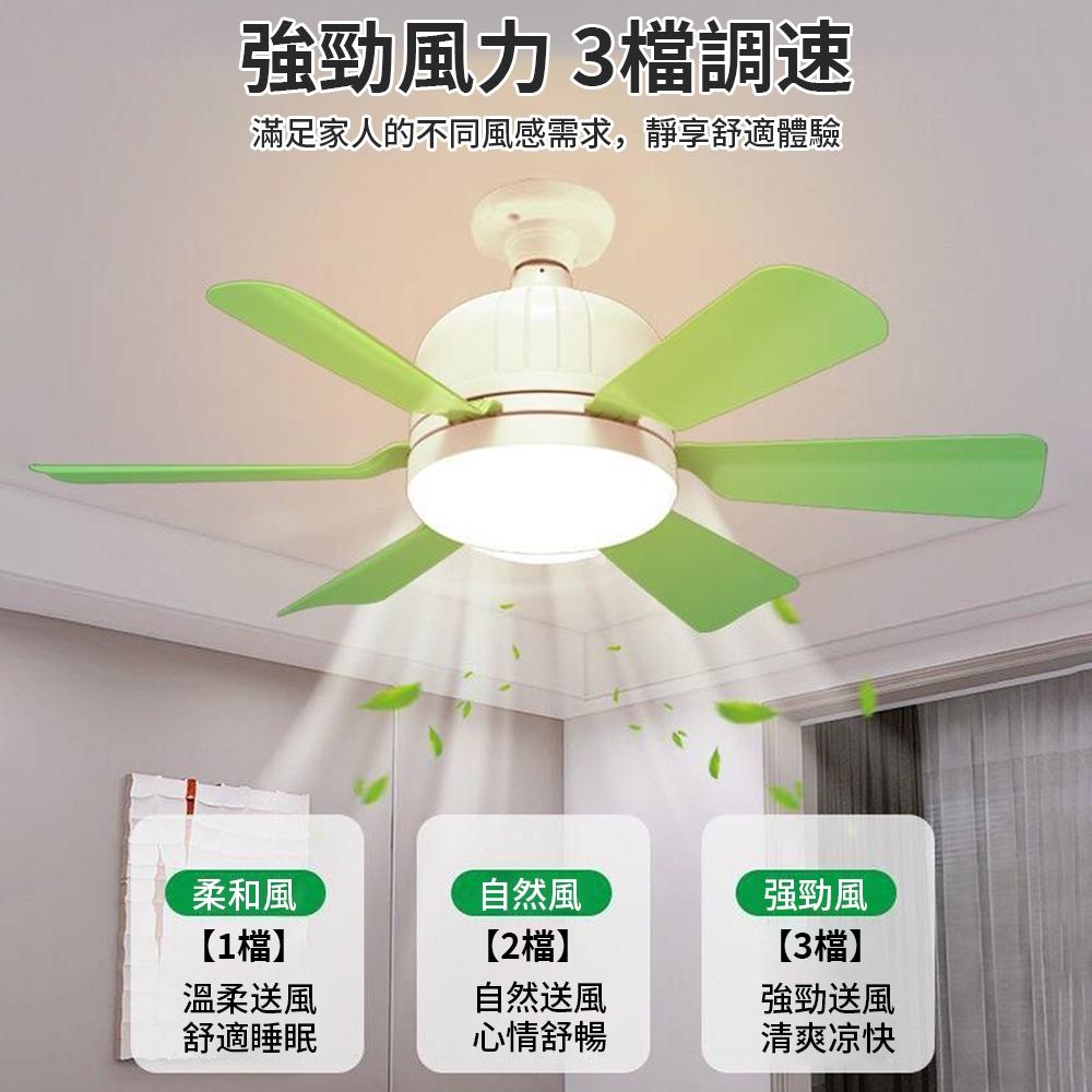 【XINGMU 興沐】吊扇燈 e27吊扇燈 臥室風扇燈 小型18吋吊扇 智慧遙控led燈 e27螺旋燈頭-細節圖7