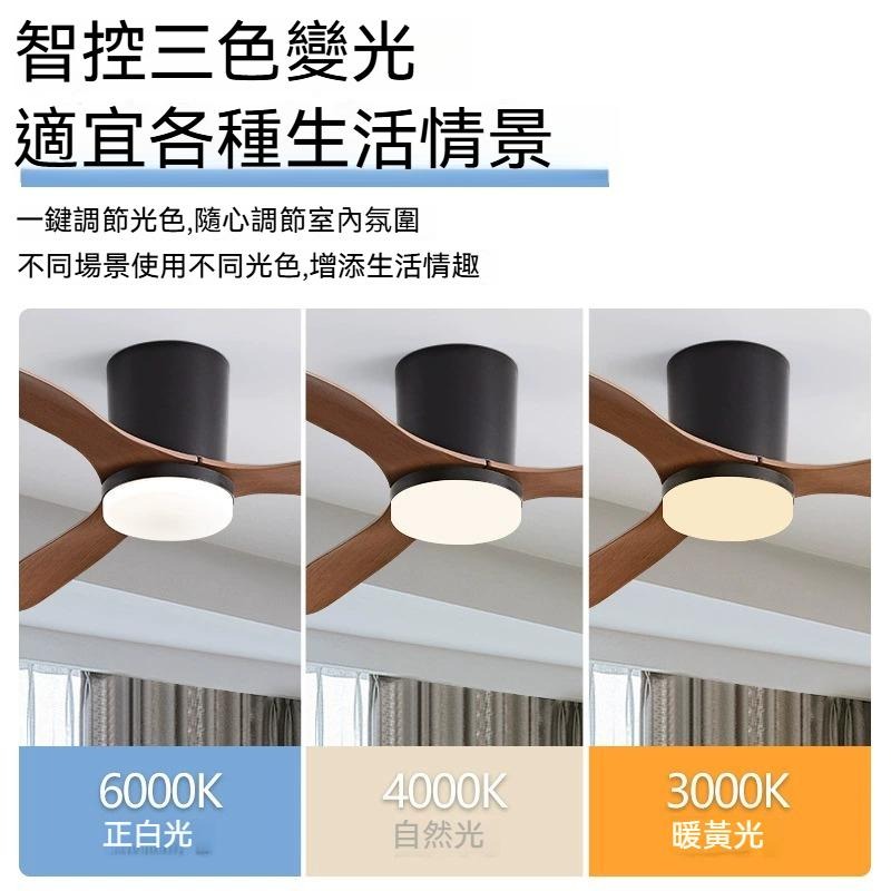 【XINGMU 興沐】吊扇燈 北歐25吋吸頂風扇燈 家用臥室小型風扇燈 led吸頂燈 兒童房小房間帶風扇吊燈 變頻循環扇-細節圖4