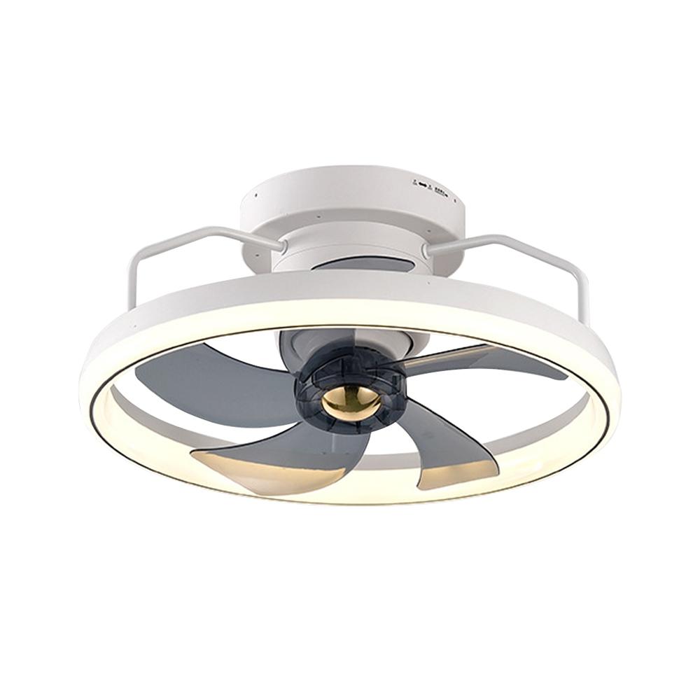 【XINGMU 興沐】北歐餐廳風扇燈 新款一體隱形搖頭帶遙控家用臥室吊扇燈 led吊扇燈 靜音循環扇風扇燈-細節圖2