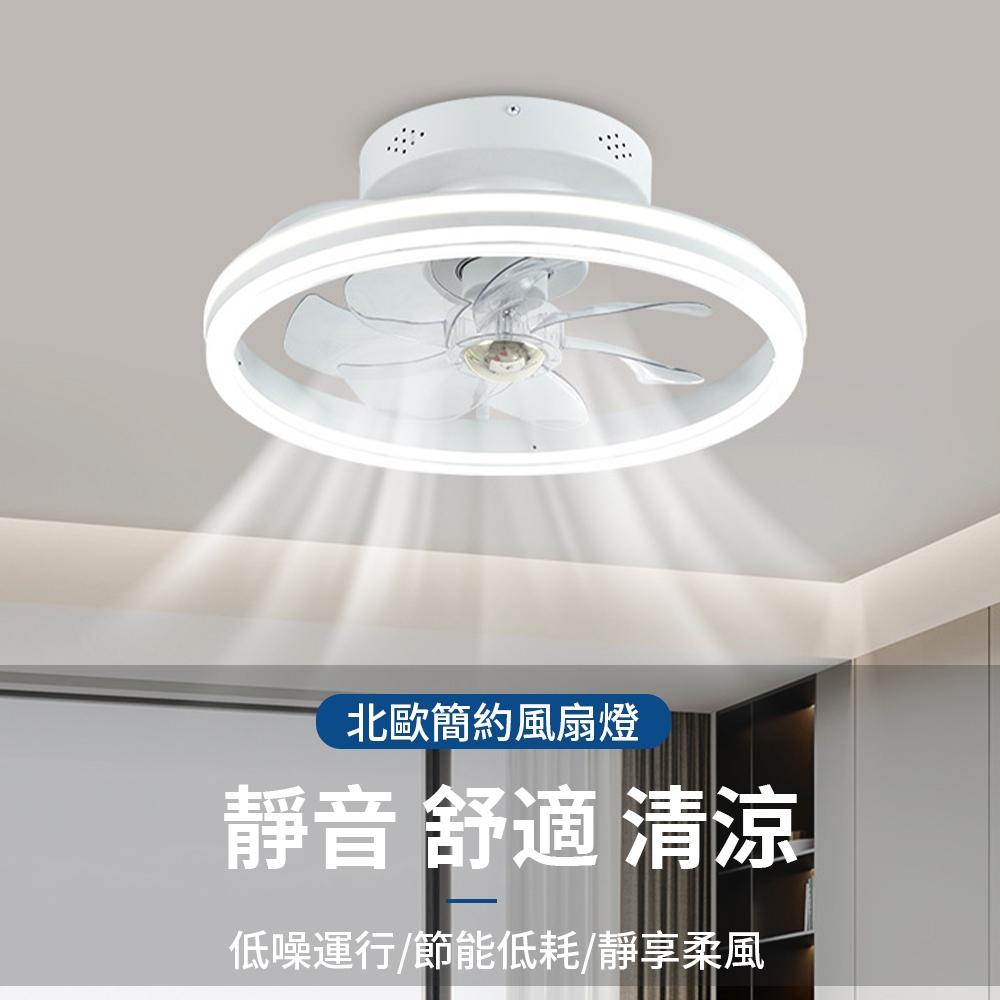 【XINGMU 興沐】北歐搖頭吸頂風扇燈 客廳餐廳臥室靜音吊扇燈 led隱形客廳大廳主燈 dc變頻無極調光 電風扇-細節圖3