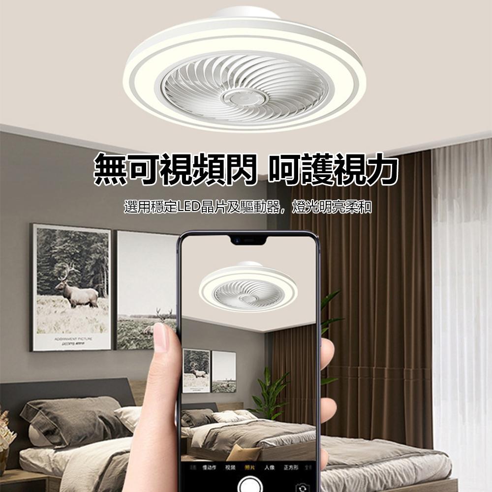 【XINGMU 興沐】臥室冷暖風扇燈 led吸頂燈風扇 隱形吊扇燈 臥室暖風機 家用取暖器 led電暖器 冷暖風扇電風扇-細節圖4