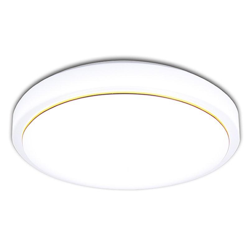 【XINGMU 興沐】臥室圓形吸頂燈 led吸頂燈 現代簡約創意調光圓形吸頂燈 餐廳過道燈 陽台燈 led燈 圓形平板燈-細節圖2