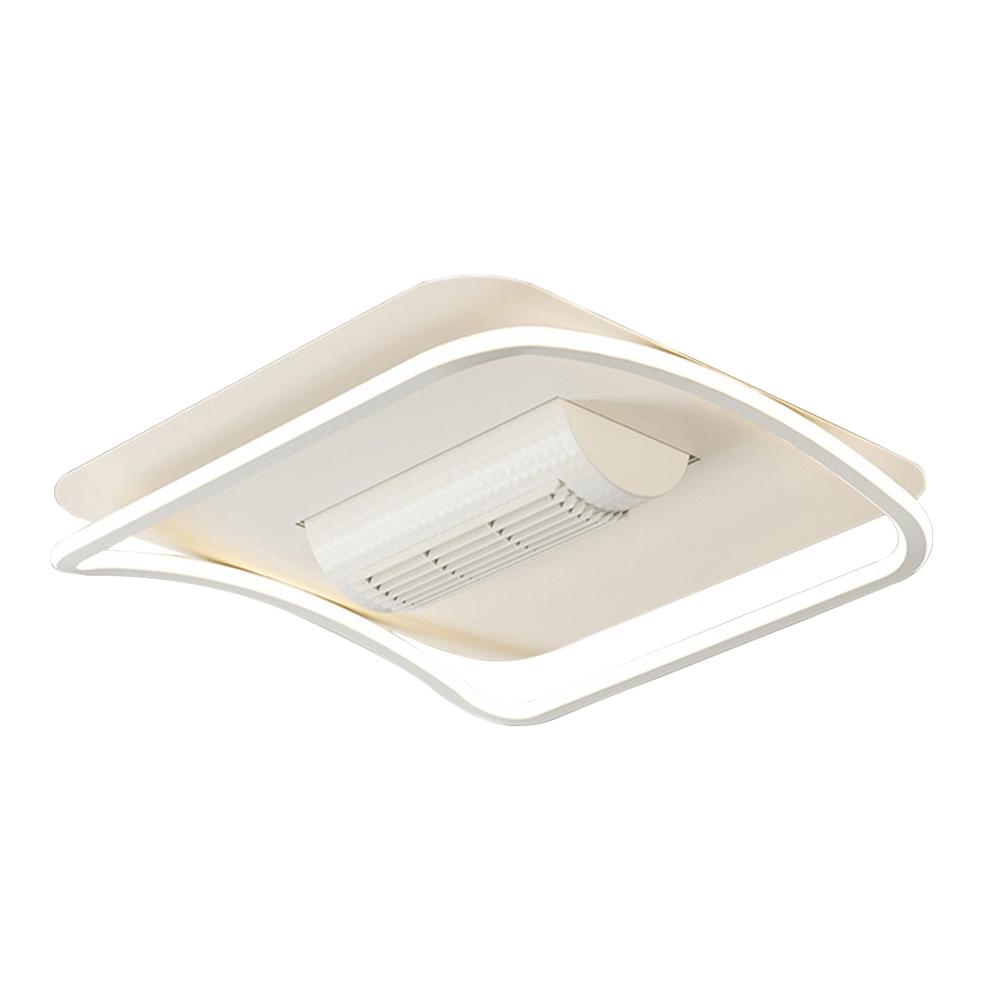 【XINGMU 興沐】方形可拆洗風輪無葉風扇燈 新款簡約智慧隱形客廳電扇燈 led臥室吸頂風扇燈 無葉循環扇電燈-細節圖2