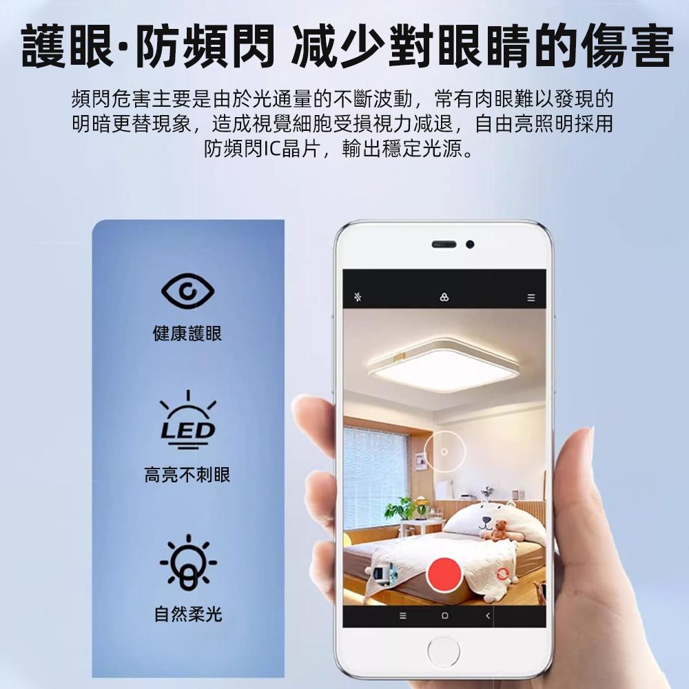 【XINGMU 興沐】北歐led燈具輕奢創意圓形房間吸頂燈 臥室燈 現代簡約書房主臥客廳燈 圓形吸頂燈 led燈-細節圖4