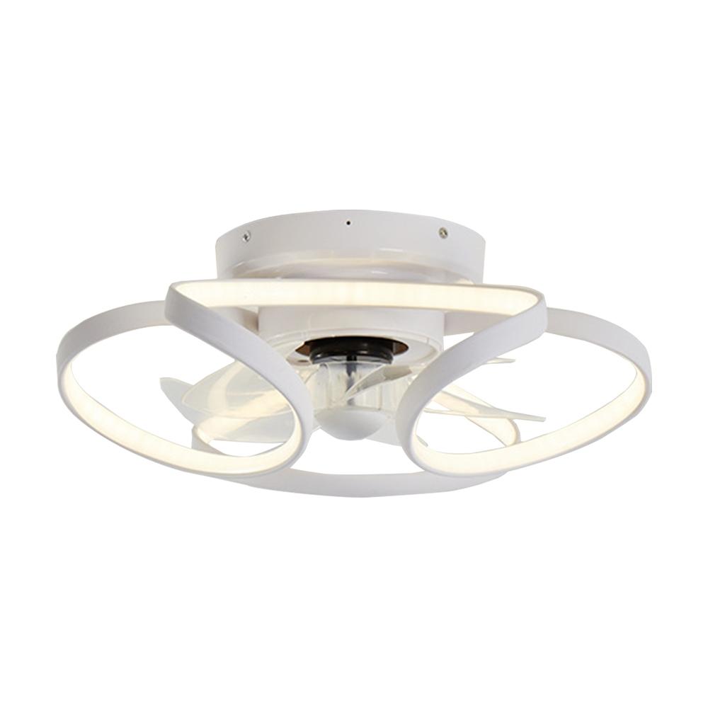 【XINGMU 興沐】風扇燈 吸頂吊扇燈 創意簡約led電風扇吊燈 家用臥室空氣循環風扇 靜音遙控吊扇 低樓層110V-細節圖2