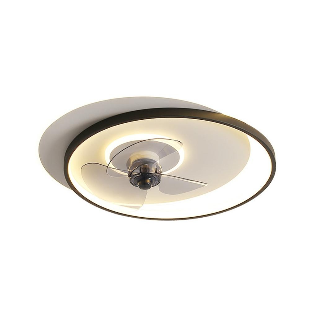 【XINGMU 興沐】風扇燈 led燈吊扇燈 現代簡約超薄壁掛風扇 家用臥室吸頂風扇燈 靜音風扇吊燈 電風扇一體客廳燈具-細節圖2