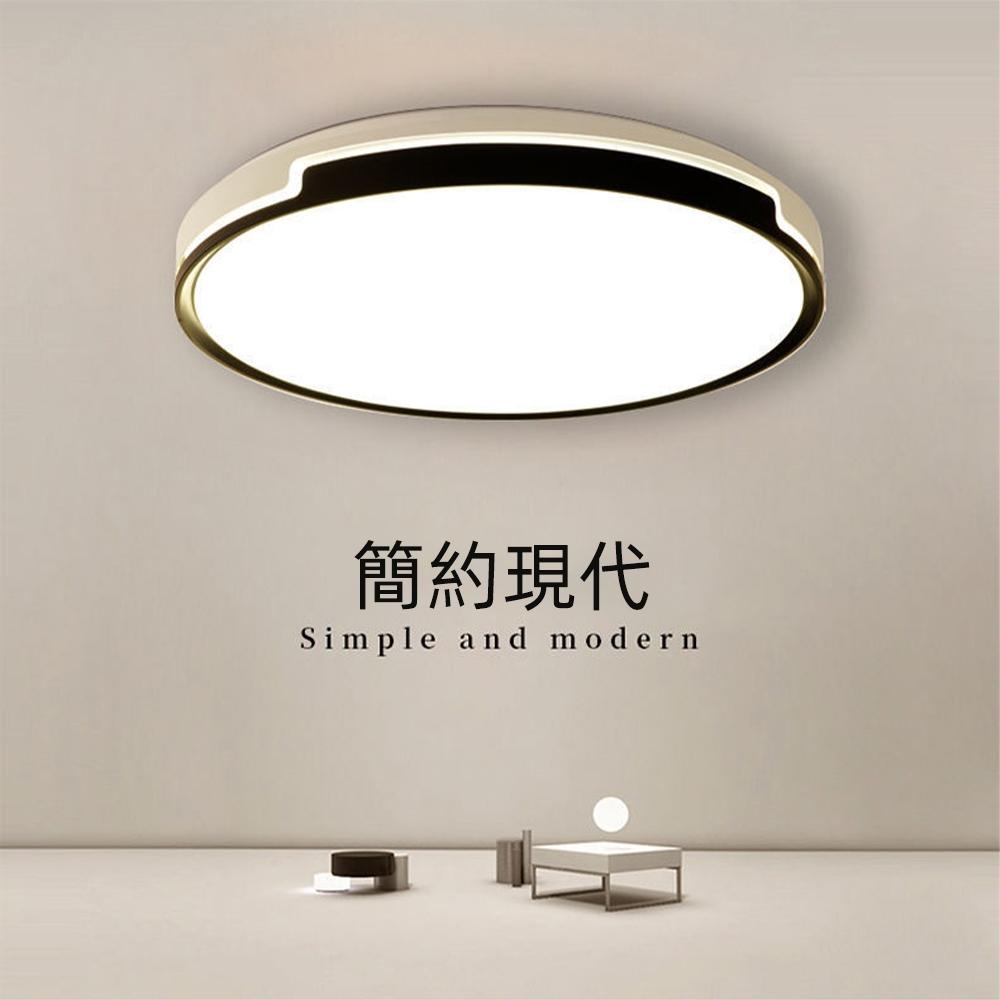 【XINGMU 興沐】超薄led吸頂燈 客廳臥室廚房現代簡約燈具 亞克力圓形吸頂燈 圓形吸頂燈 平板吸頂燈 led燈-細節圖3
