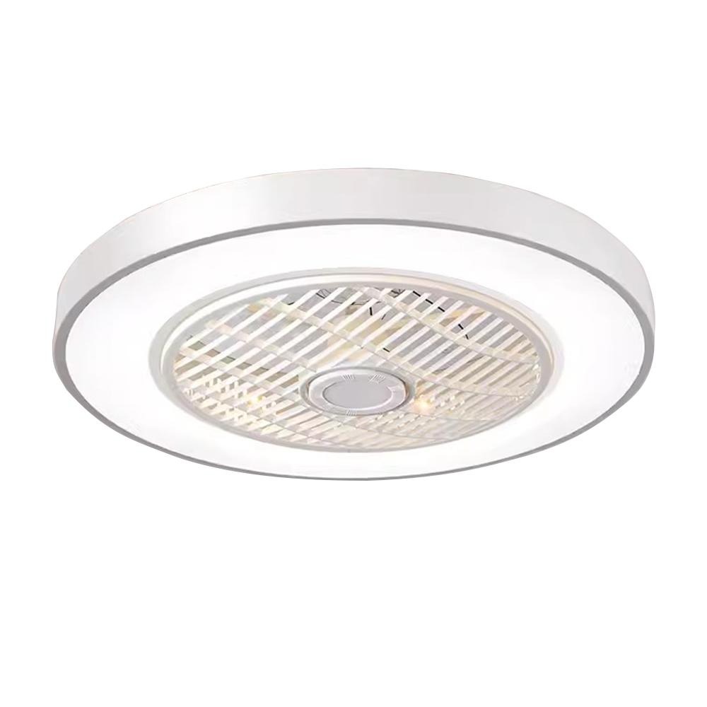 【XINGMU 興沐】馬卡龍led電風扇 臥室吸頂燈 隱形吊扇燈 輕鋼架照明燈扇 變頻風扇燈 靜音循環扇 正反轉四季通用-細節圖2