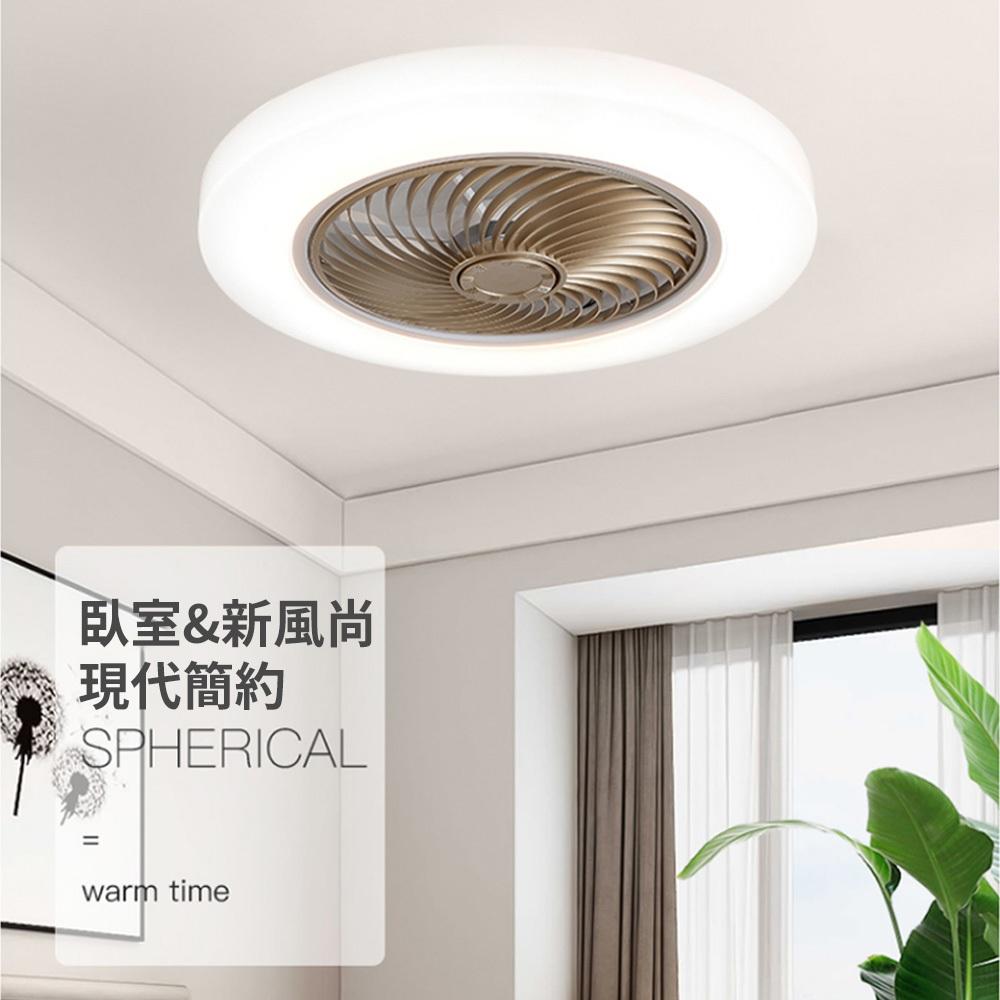 【XINGMU 興沐】多功能led吸頂燈 隱形風扇燈 超博燈體 燈扇可分開使用 家用靜音風扇 六檔風速 無極調光 可定時-細節圖4