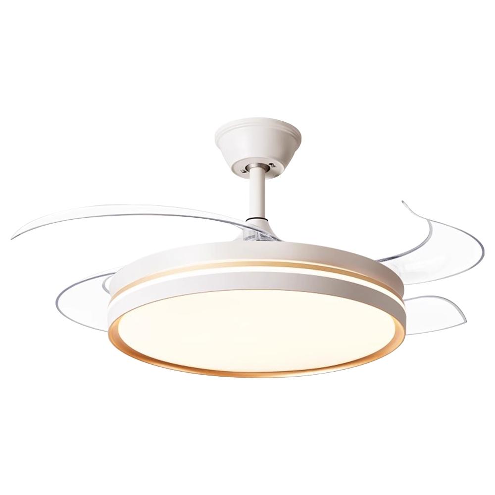 【XINGMU 興沐】新款42/48隱形吊扇燈 吸頂風扇燈全光譜 大氣燈餐吊燈 靜音吊扇變 頻省電大風力-細節圖2