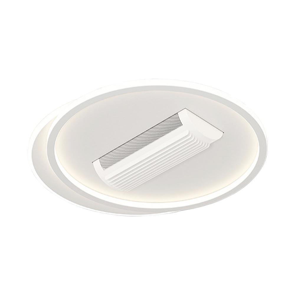 【XINGMU 興沐】 圓形led吸頂風扇燈 書房臥室靜音隱形吊扇燈 全光譜智慧電風扇燈 家用led吸頂燈 無葉電風扇燈-細節圖2