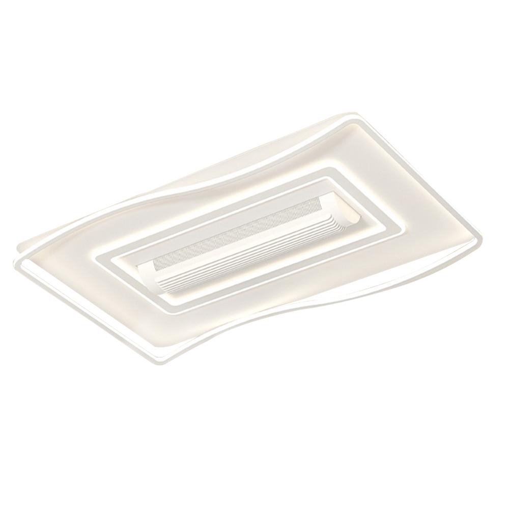 【XINGMU 興沐】客廳吸頂無葉風扇燈 LED全光譜護眼燈 靜音搖頭滾輪吊扇 變頻電風扇吊扇 二合一可定時語音控制-細節圖2