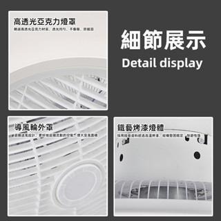 【XINGMU 興沐】風扇燈 led吸頂燈風扇 簡約臥室吊扇燈 58公分負離子 電燈風扇 遙控電風扇 智慧大風力省電靜音-細節圖9