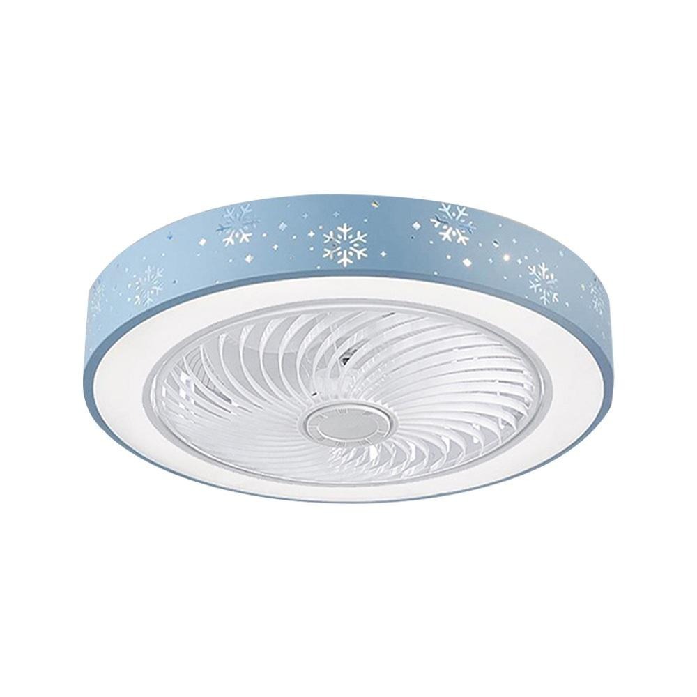 【XINGMU 興沐】風扇燈 臥室led風扇 吸頂燈風扇 創意臥室兒童吊扇燈 智慧超薄簡約循環風扇燈 多功能靜音吊扇吊燈-細節圖2