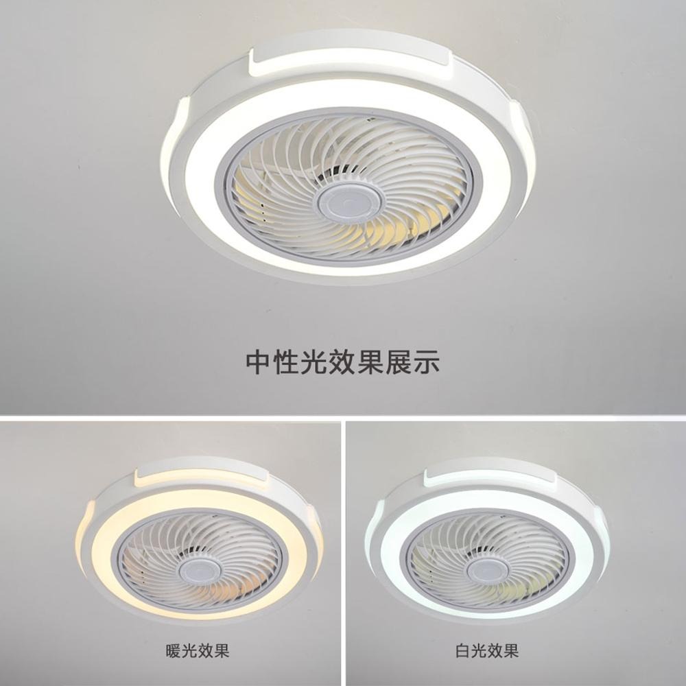【XINGMU 興沐】新款超薄吸頂風扇燈 臥室吊扇燈 餐廳燈 現代簡約家用隱形風扇燈 燈扇一體吊燈 無極調光-細節圖3