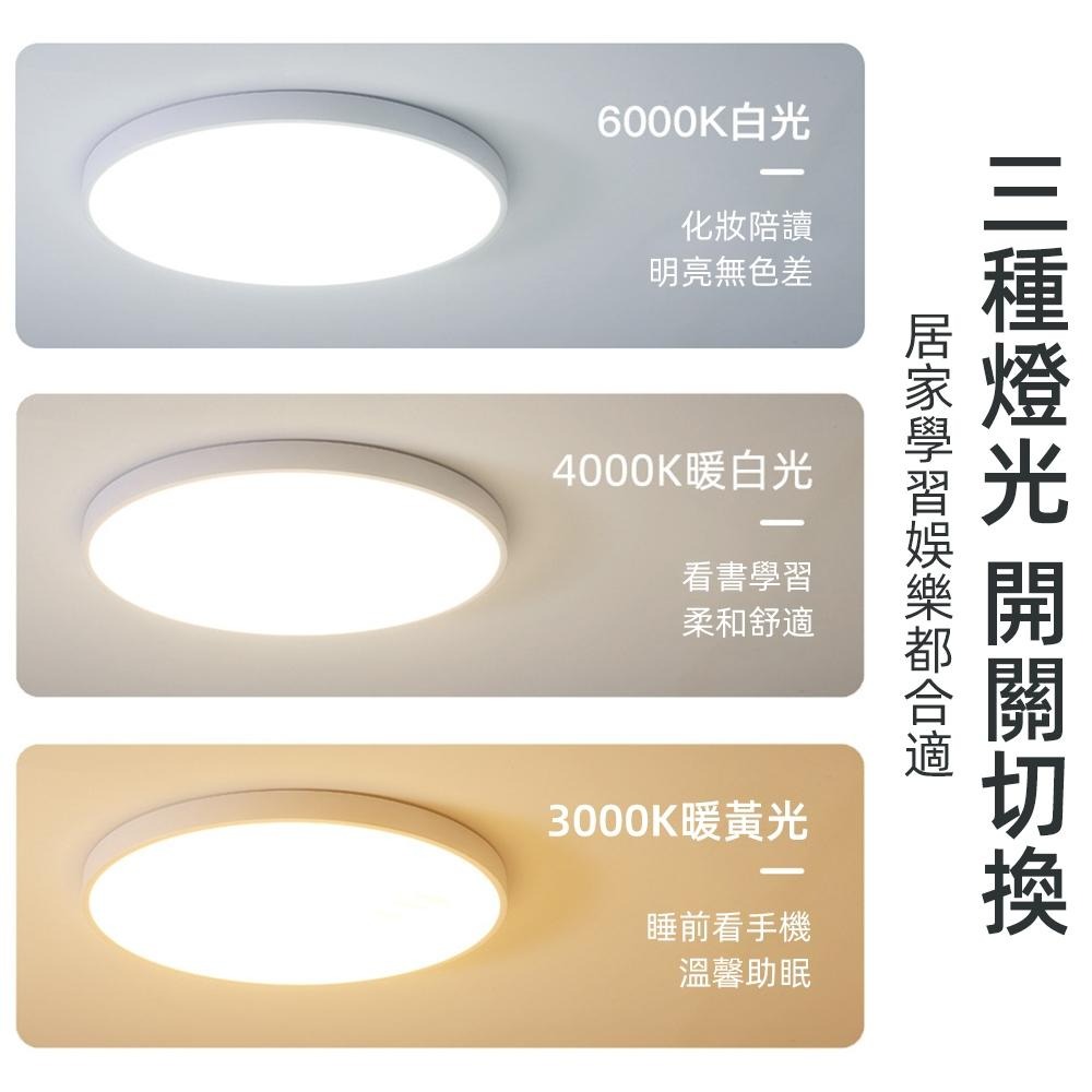【XINGMU 興沐】led吸頂燈 2公分超薄臥室燈客廳燈書房燈 全光譜護眼房間燈 簡約玄關燈 三防照明燈 無極調光調色-細節圖5