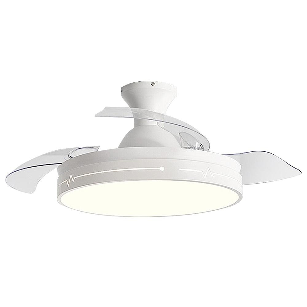 【XINGMU 興沐】42吋吸頂隱形吊扇燈 北歐簡約led風扇燈 吸頂隱形吊扇吊燈 餐廳客廳變頻電風扇燈 智慧變頻循環扇-細節圖2